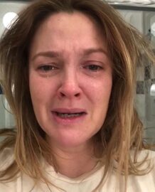 Drew Barrymore. Aktorka pokazała zapłakaną twarz