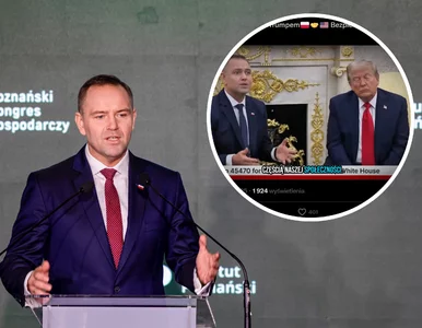 Miniatura: Nawrocki chwali się nagraniem z Trumpem....