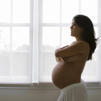Miniatura: Salma Hayek na zdjęciu w ciąży. Tak...