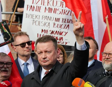 Miniatura: Błaszczak z zarzutami. Poseł PiS zabrał głos