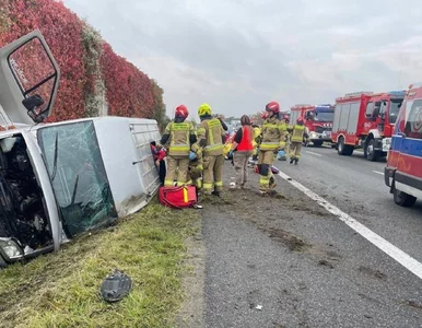 Miniatura: Poważny wypadek na S7. 11 osób rannych,...