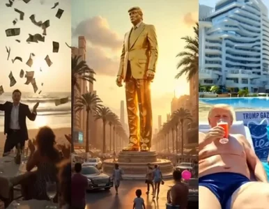Miniatura: Strefa Gazy według Donalda Trumpa. Złote...