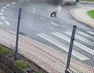 Miniatura: 12-latek na rozpędzonej hulajnodze wpadł...