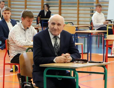 Miniatura: Najstarszy maturzysta w Polsce ponownie...