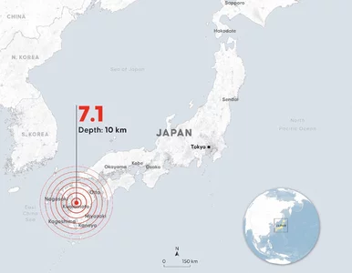 Miniatura: Potężne trzęsienie ziemi w Japonii....