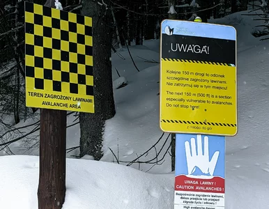 Miniatura: Pilne ostrzeżenia w polskich górach....