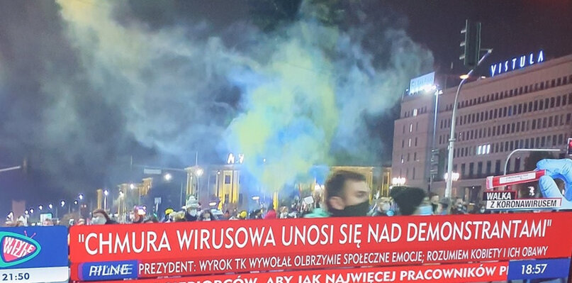 Miniatura: Strajk Kobiet w Warszawie. Tak wyglądały...