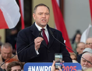 Miniatura: Nawrocki mówi pas. „To jest jego linia...