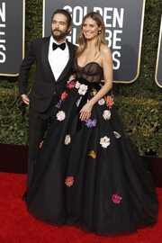 Heidi Klum i Tom Kaulitz na gali Złotych Globów