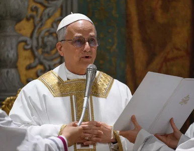 Miniatura: Pierwsza liturgia Leona XIV. Ojciec Święty...