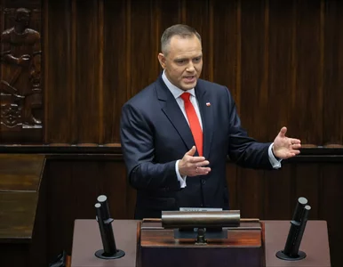 Miniatura: Pierwsze wystąpienie nowego prezydenta....