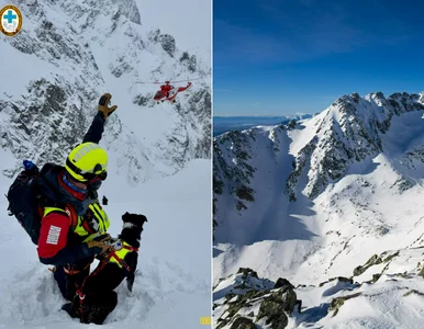 Miniatura: Cudowne ocalenie w Tatrach. Turystka...