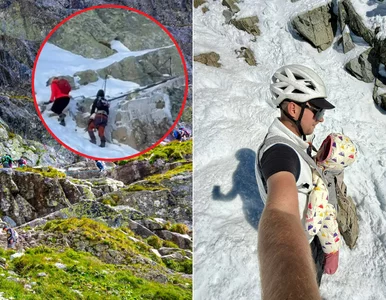 Miniatura: Turyści zabrali niemowlę na Rysy....