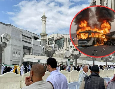 Miniatura: Wypadek autokaru z pielgrzymami. 45 osób...