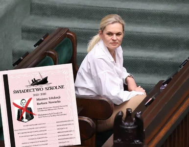 Miniatura: Pokazali „świadectwo” szefowej MEN....