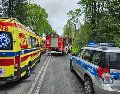 Miniatura: Czołowe zderzenie cysterny z osobówką. Nie...