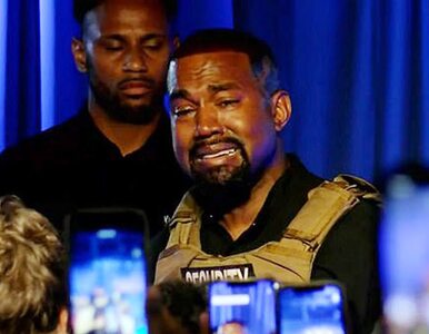Miniatura: Kanye West popłakał się na wiecu i...