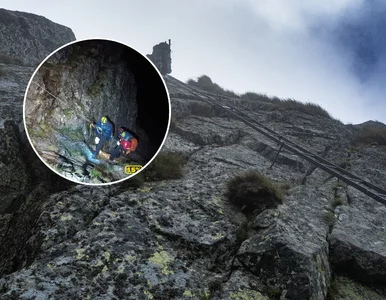 Miniatura: Turysta utknął w górach na 9 godzin. W...