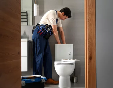 Miniatura: Hydraulik pokazał mi trik ze spłuczką....