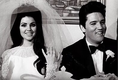 Związek Elvisa Presleya z Priscillą Presley. Ich małżeństwo trwało 6 lat