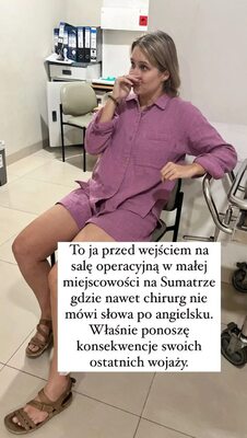 Miniatura: Marzena Figiel-Strzała pokazała ranę na...