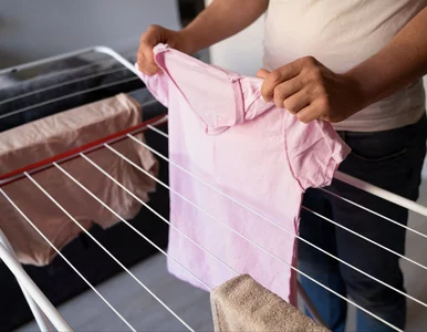 Miniatura: Nigdy nie rób tego z praniem zimą....