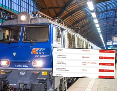 Miniatura: Odwołane i opóźnione pociągi w całej...