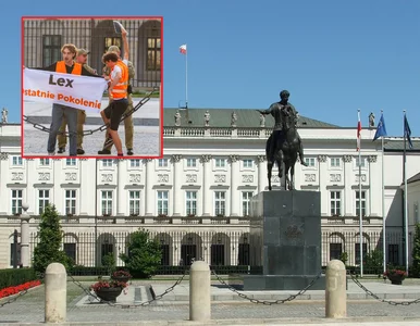 Miniatura: Incydent przed Pałacem Prezydenckim. Są...