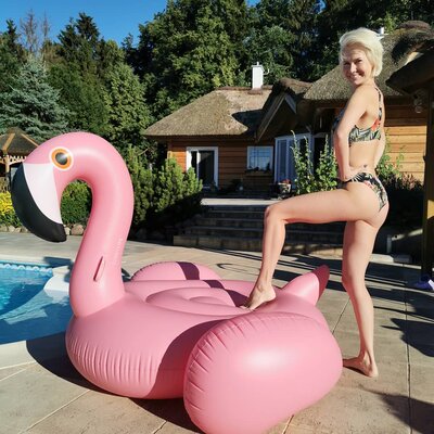 Miniatura: Edyta Pazura, żona Cezarego Pazury