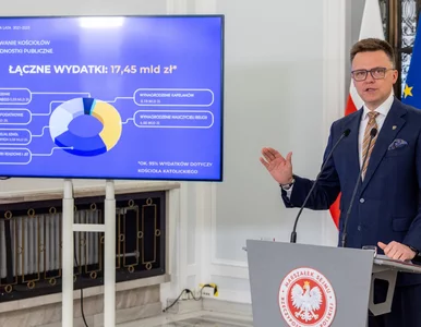 Miniatura: Tak państwo wspierało Kościół. Hołownia:...