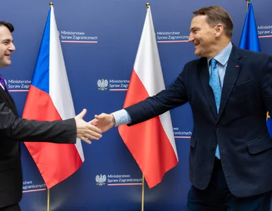 Miniatura: W Czechach wciąż głośno o tym, co Sikorski...