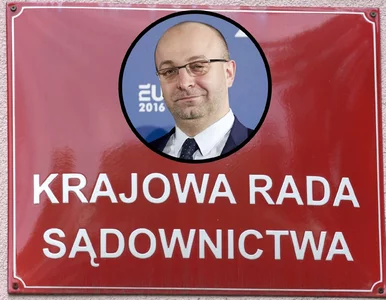 Miniatura: Piebiak odcięty od akt KRS. W piśmie...
