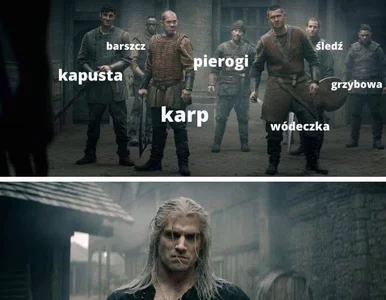 Miniatura: Sałatka jarzynowa, śledzik i „Wiedźmin”....
