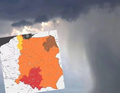 Miniatura: Ekstremalne warunki pogodowe nad Polską....