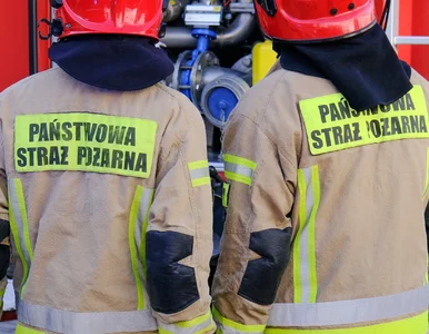 Miniatura: Kłęby czarnego dymu widać z...