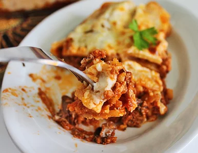 Miniatura: Te ekspresowe lasagne to hit w moim domu....