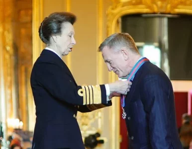 Miniatura: Daniel Craig na zamku w Windsorze....