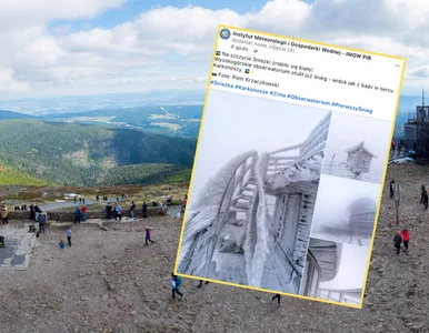 Miniatura: Śnieżka w bieli. IMGW pokazuje zdjęcia