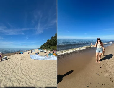 Miniatura: Odwiedziłam dwie plaże nad morzem w jeden...