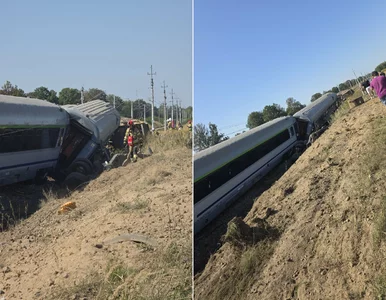 Miniatura: Pociąg osobowy wykoleił się na Mazowszu....