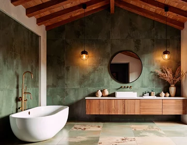 Miniatura: Łazienka w tym kolorze to najgorętszy...