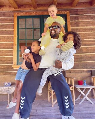 Miniatura: Dzieci Kim Kardashian i Kanye'ego Westa