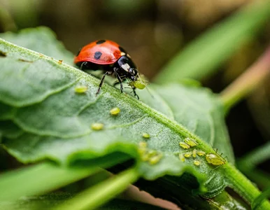 Miniatura: Naturalna broń na mszyce: zmieszaj dwa...