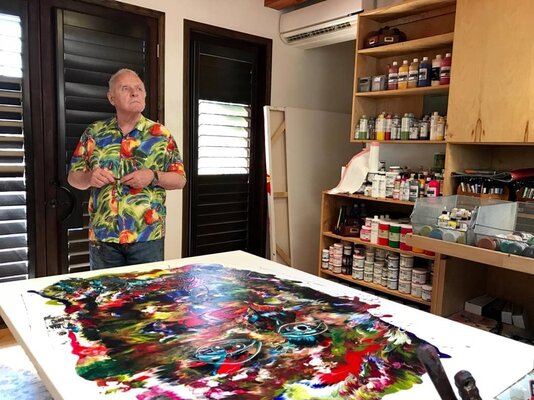 Miniatura: Anthony Hopkins maluje obrazy. Zobaczcie...