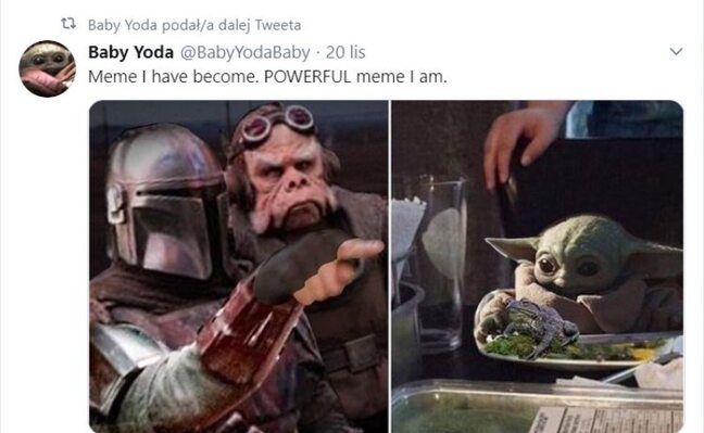 Miniatura: Memy z Baby Yodą