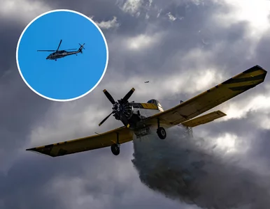 Miniatura: Rozległy pożar pod Warszawą. Strażacy...