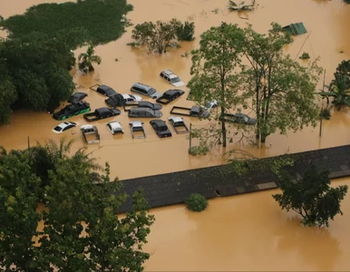 Miniatura: Powódź zaskoczyła turystów w Tajlandii....