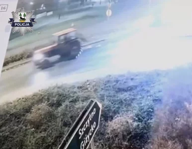 Miniatura: Zauważył na monitoringu traktor o...