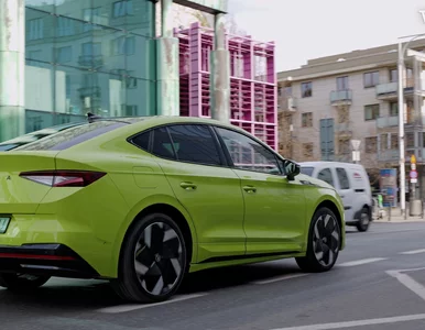 Miniatura: Škoda Enyaq Coupé RS – SUV po szkole Bauhausu