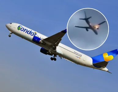 Miniatura: Silnik zapalił się tuż po starcie....